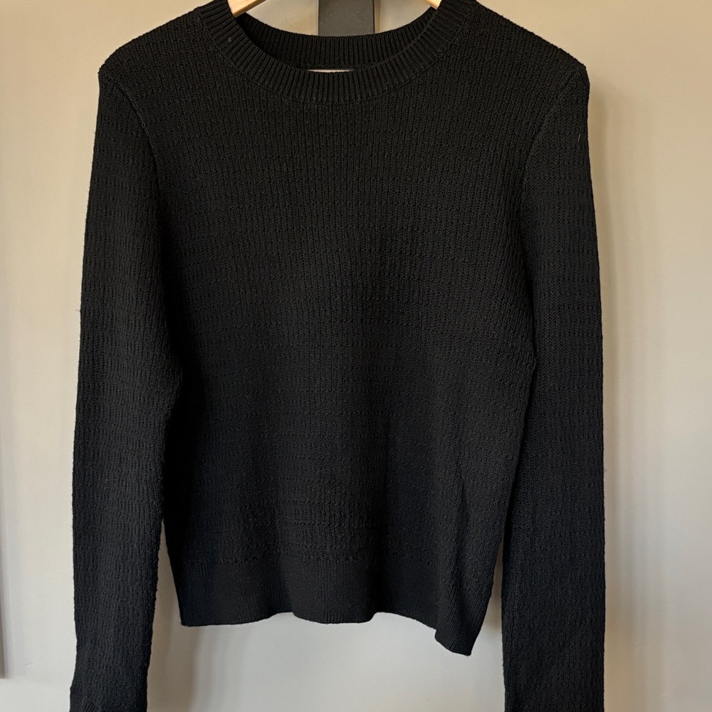 MOTF - Super Soft Knit Sweater With Lace Cuff Detail